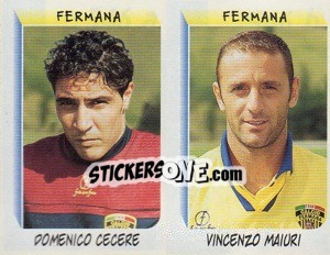 Sticker Cecere / Maiuri  - Calciatori 1999-2000 n. 546 - Panini