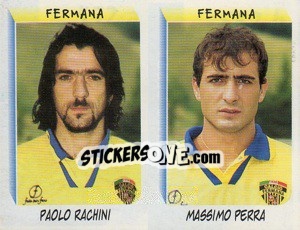 Sticker Rachini / Perra  - Calciatori 1999-2000 - Panini