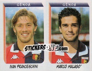 Sticker Franceschini / Malago'  - Calciatori 1999-2000 - Panini