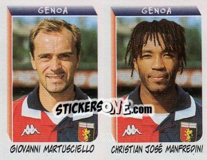 Sticker Martusciello / Manfredini  - Calciatori 1999-2000 n. 562 - Panini
