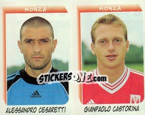Sticker Cesaretti / Castorina  - Calciatori 1999-2000 - Panini