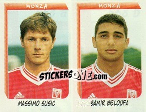 Sticker Susic / Beloufa  - Calciatori 1999-2000 - Panini