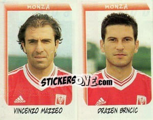 Sticker Mazzeo / Brincic  - Calciatori 1999-2000 - Panini