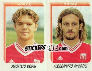 Sticker Bedin / Ambrosi  - Calciatori 1999-2000 n. 571 - Panini