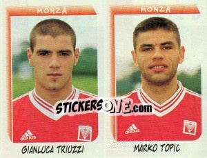 Sticker Triuzzi / Topic  - Calciatori 1999-2000 n. 572 - Panini