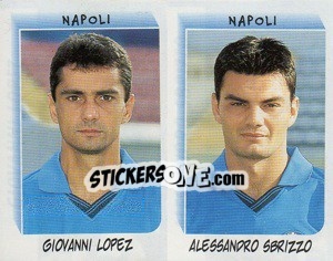 Sticker Lopez / Sbrizzo  - Calciatori 1999-2000 n. 576 - Panini