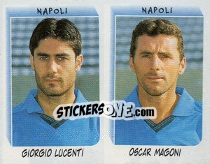 Sticker Lucenti / Magoni  - Calciatori 1999-2000 n. 578 - Panini