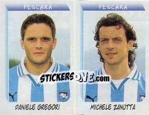 Sticker Gregori / Zanutta  - Calciatori 1999-2000 - Panini