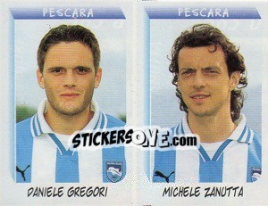 Sticker Gregori / Zanutta  - Calciatori 1999-2000 n. 585 - Panini