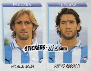 Figurina Baldi / Ruscitti  - Calciatori 1999-2000 - Panini