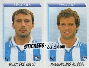 Sticker Sullo / Allegri  - Calciatori 1999-2000 n. 588 - Panini