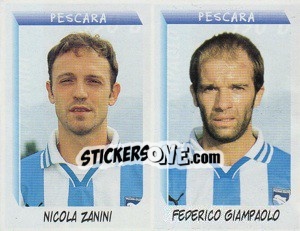 Sticker Zanini / Giampaolo  - Calciatori 1999-2000 - Panini
