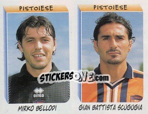Sticker Bellodi / Scugugia  - Calciatori 1999-2000 n. 591 - Panini