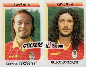 Figurina Pergolizzi / Centofanti  - Calciatori 1999-2000 - Panini