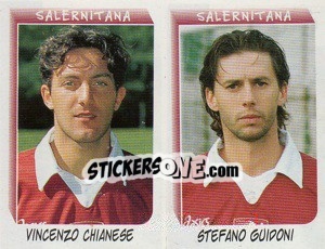 Sticker Chianese / Guidoni  - Calciatori 1999-2000 n. 617 - Panini
