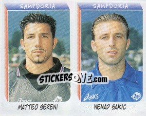 Sticker Sereni / Sakic  - Calciatori 1999-2000 n. 618 - Panini