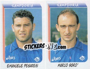 Sticker Pesaresi / Sgro'  - Calciatori 1999-2000 n. 622 - Panini