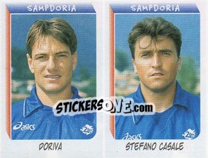 Sticker Doriva / Casale  - Calciatori 1999-2000 n. 624 - Panini