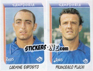 Sticker Esposito / Flachi  - Calciatori 1999-2000 n. 626 - Panini