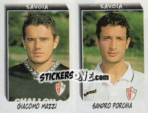 Sticker Mazzi / Porchia  - Calciatori 1999-2000 n. 627 - Panini