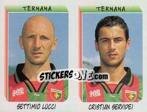 Sticker Lucci / Servidei  - Calciatori 1999-2000 - Panini