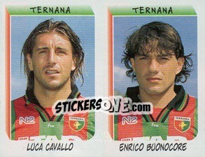 Figurina Cavallo / Buonocore  - Calciatori 1999-2000 - Panini