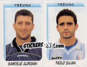 Figurina Aldegani / Ziliani  - Calciatori 1999-2000 - Panini