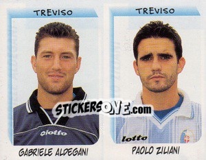 Sticker Aldegani / Ziliani  - Calciatori 1999-2000 n. 645 - Panini