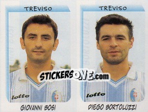 Sticker Bosi / Bortoluzzi  - Calciatori 1999-2000 n. 650 - Panini