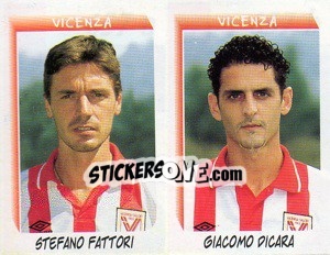 Sticker Fattori / Dicara  - Calciatori 1999-2000 - Panini