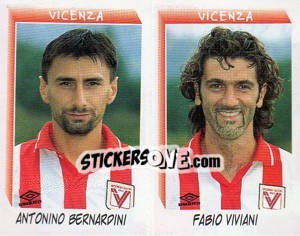 Sticker Bernardini / Viviani  - Calciatori 1999-2000 n. 659 - Panini