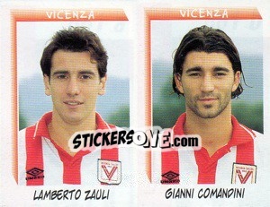 Sticker Zauli / Comandini  - Calciatori 1999-2000 n. 661 - Panini