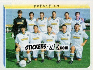 Figurina Squadra Brescello - Calciatori 1999-2000 - Panini