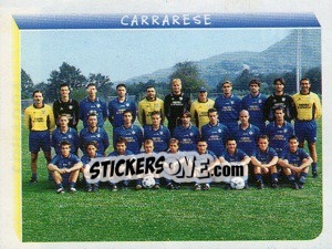 Cromo Squadra Carrarese - Calciatori 1999-2000 - Panini