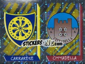 Figurina Scudetto Carrarese/Cittadella (a/b)