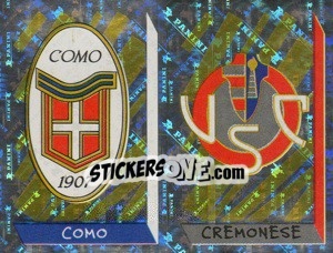 Sticker Scudetto Como/Cremonese (a/b) - Calciatori 1999-2000 - Panini
