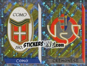 Sticker Scudetto Como/Cremonese (a/b) - Calciatori 1999-2000 n. 670 - Panini