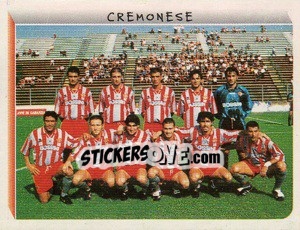 Cromo Squadra Cremonese - Calciatori 1999-2000 - Panini