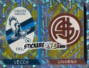 Figurina Scudetto Lecco/Livorno (a/b)