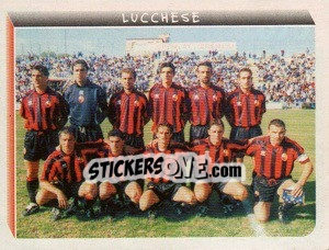 Cromo Squadra Lucchese - Calciatori 1999-2000 - Panini