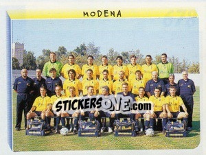 Figurina Squadra Modena - Calciatori 1999-2000 - Panini
