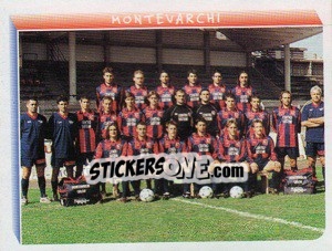 Figurina Squadra Montevarchi - Calciatori 1999-2000 - Panini