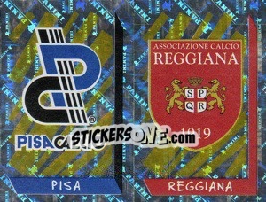 Figurina Scudetto Pisa/Reggiana (a/b)
