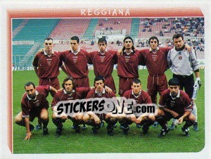 Figurina Squadra Reggiana - Calciatori 1999-2000 - Panini