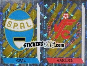 Figurina Scudetto SPAL/Varese (a/b) - Calciatori 1999-2000 - Panini