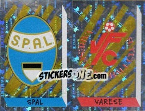 Sticker Scudetto SPAL/Varese (a/b) - Calciatori 1999-2000 n. 688 - Panini