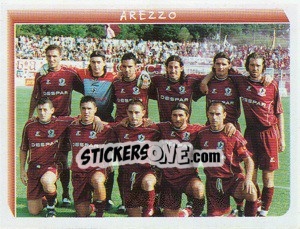 Sticker Squadra Arezzo - Calciatori 1999-2000 - Panini
