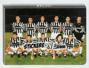 Cromo Squadra Ascoli - Calciatori 1999-2000 - Panini