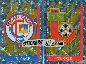 Cromo Scudetto Tricase/Turris (a/b) - Calciatori 1999-2000 - Panini