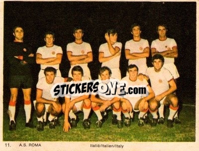 Sticker As Roma - International Football Teams 1969-1970 n. 11 - Monty Gum